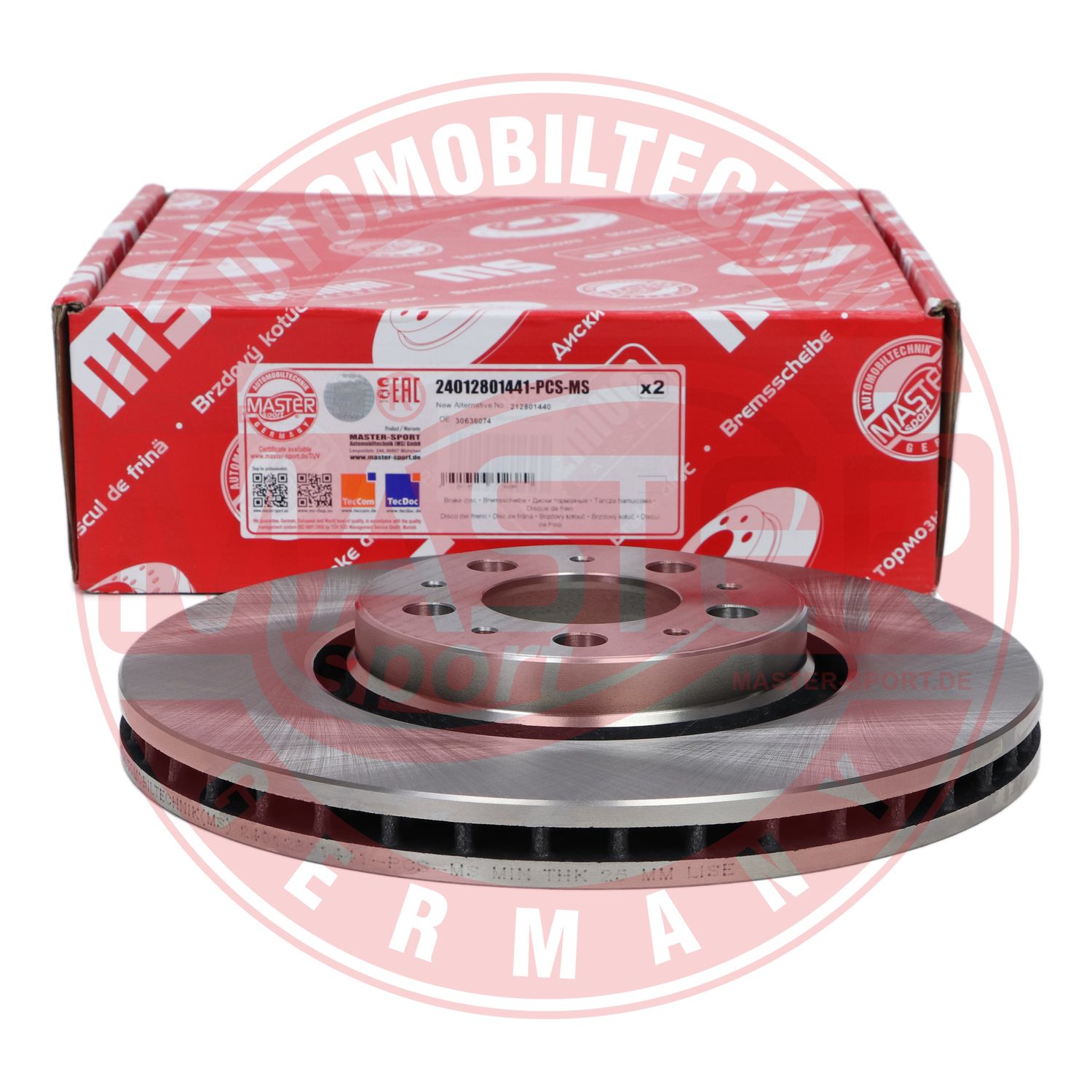 Disc frana MASTERSPORT GERMANY 24012801441-PCS-MS